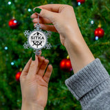 Pewter Snowflake Ornament