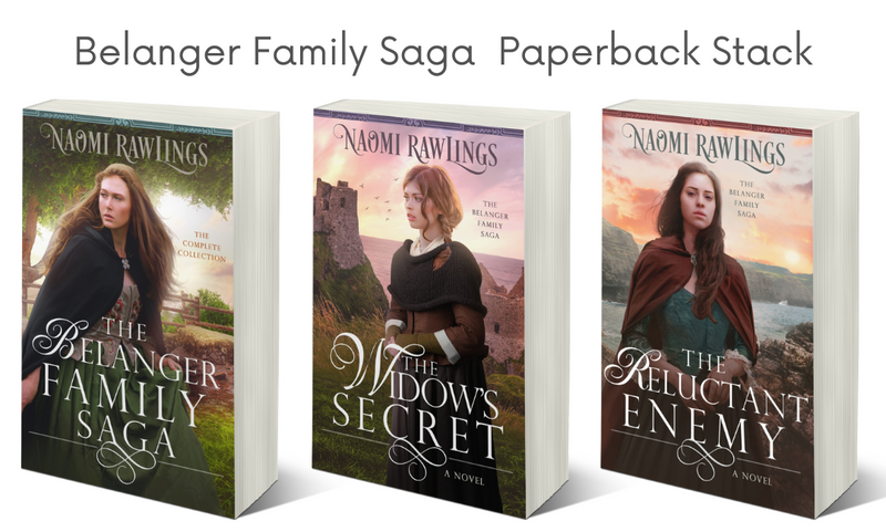 Belanger Family Saga Paperback Stack